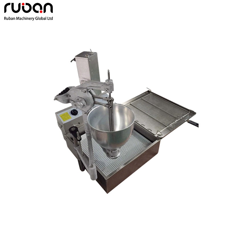 آلة صنع الدونات الصغيرة التجارية الرائجة، على شكل كرات وزهور وحلقات، آلة صنع الدونات الأوتوماتيكية - روبان